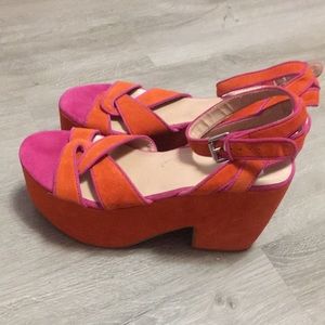 Dolce Vita Disco Platforms Size 8